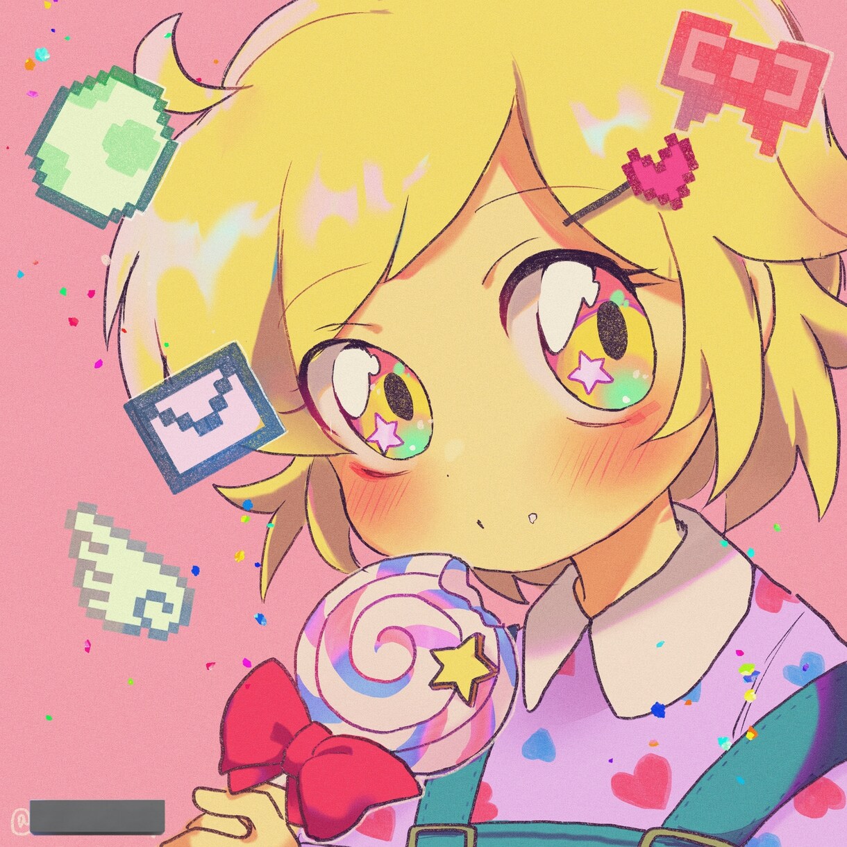 かわいくてポップなアイコン描きます オリジナル、版権なんでもOK♪お気軽にご相談ください！ イメージ1