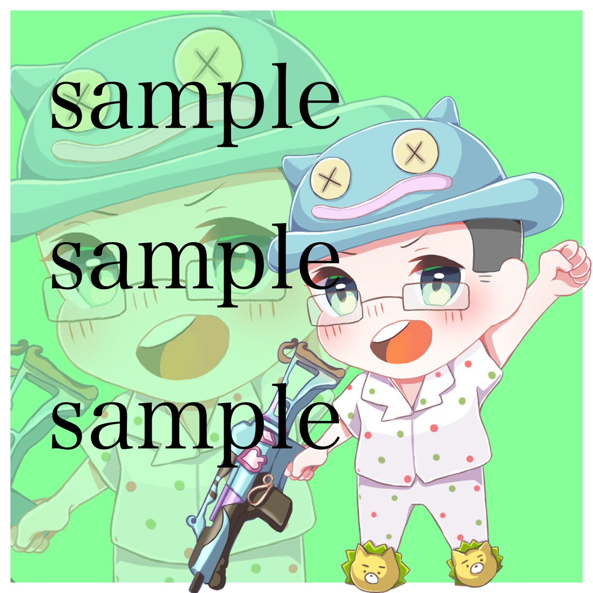 PUBGイラスト描きます かわいいミニキャラであなただけのイラスト描きませんか？ イメージ5