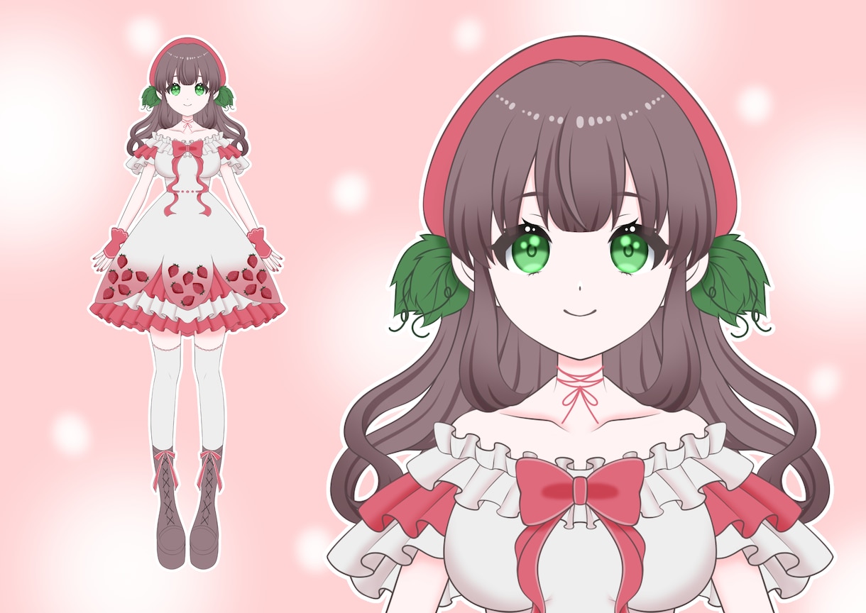 可愛いLive2Dの立ち絵イラスト制作します 販売実績あり！可愛い立ち絵をあなたに！ イメージ2