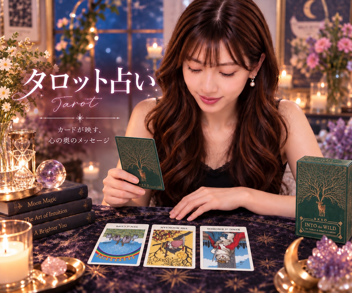 タロットでお相手の気持ちを読み解きます 片思い／復縁／複雑恋愛／不倫／曖昧な関係♡あの人の気持ち鑑定 イメージ1