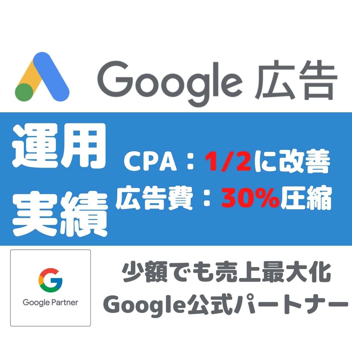 Google広告で1キーワードを丸投げで配信します イベント、テストマーケティングに最適｜現役マーケターサポート イメージ2