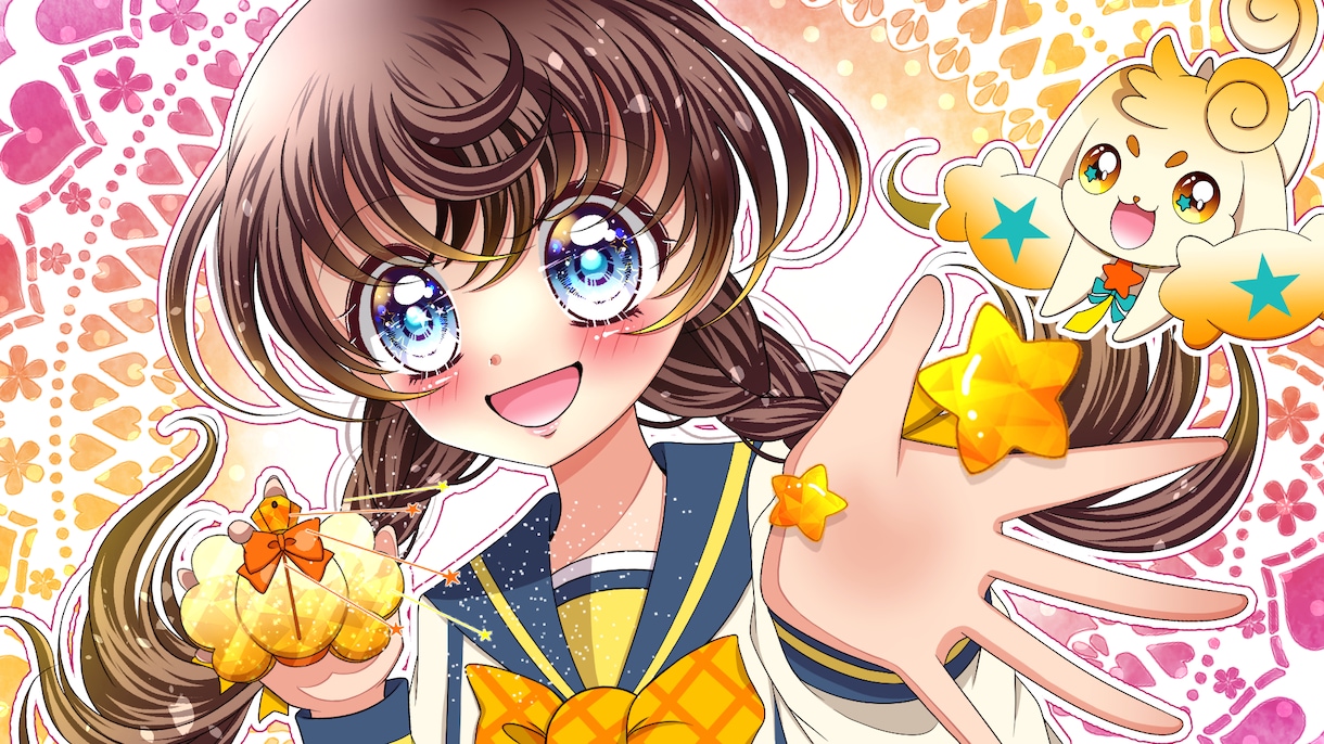 可愛くて目立つ！少女漫画風な動画イラストを描きます MV・歌ってみた・プレゼント・結婚式・アピールなどにいかが？ イメージ5
