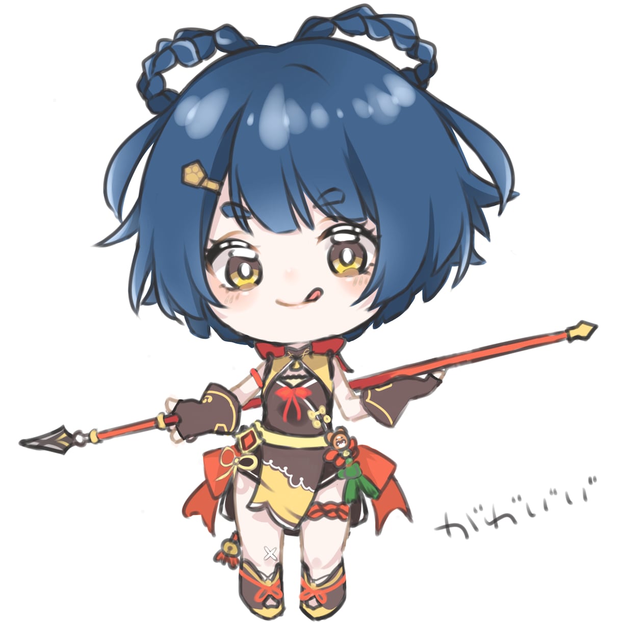 2000円でゆるいミニキャラアイコンを描きます 好みに合わせて絵柄を変えることもできます◎✨️ イメージ1