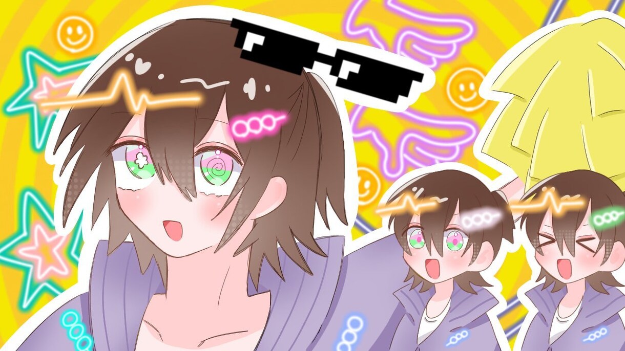 サムネイルやSDイラストを作成させていただきます 常に速達でクオリティの高いイラストをお届けします イメージ3