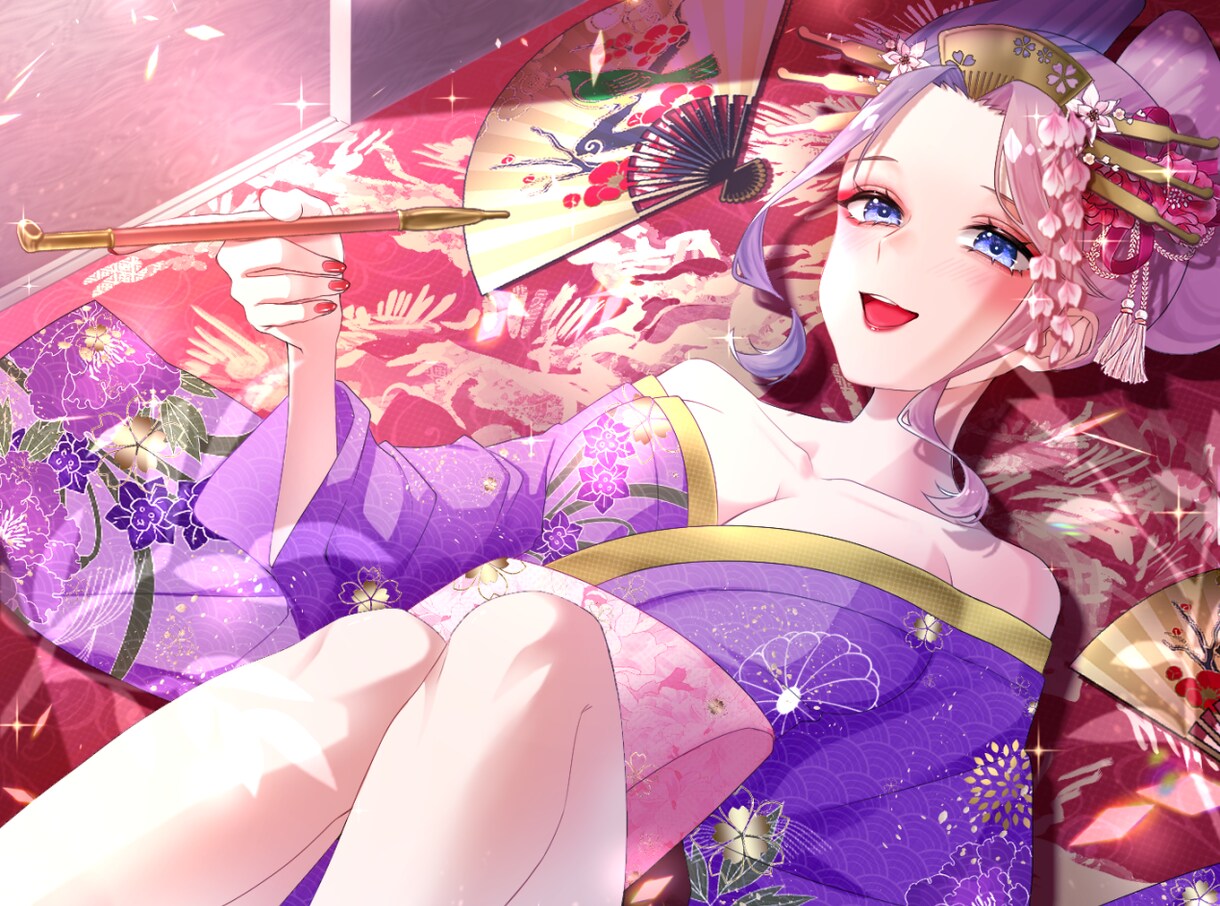 ビビッドで目を引く1枚絵を制作します VTuber様のサムネイル、1枚絵を華やかに✨ イメージ4