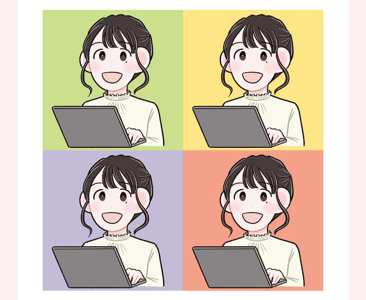 9/30まで限定！SNS用アイコン描きます 人物＋お好きなものを1点、優しく可愛いアイコンに仕上げます！ イメージ3