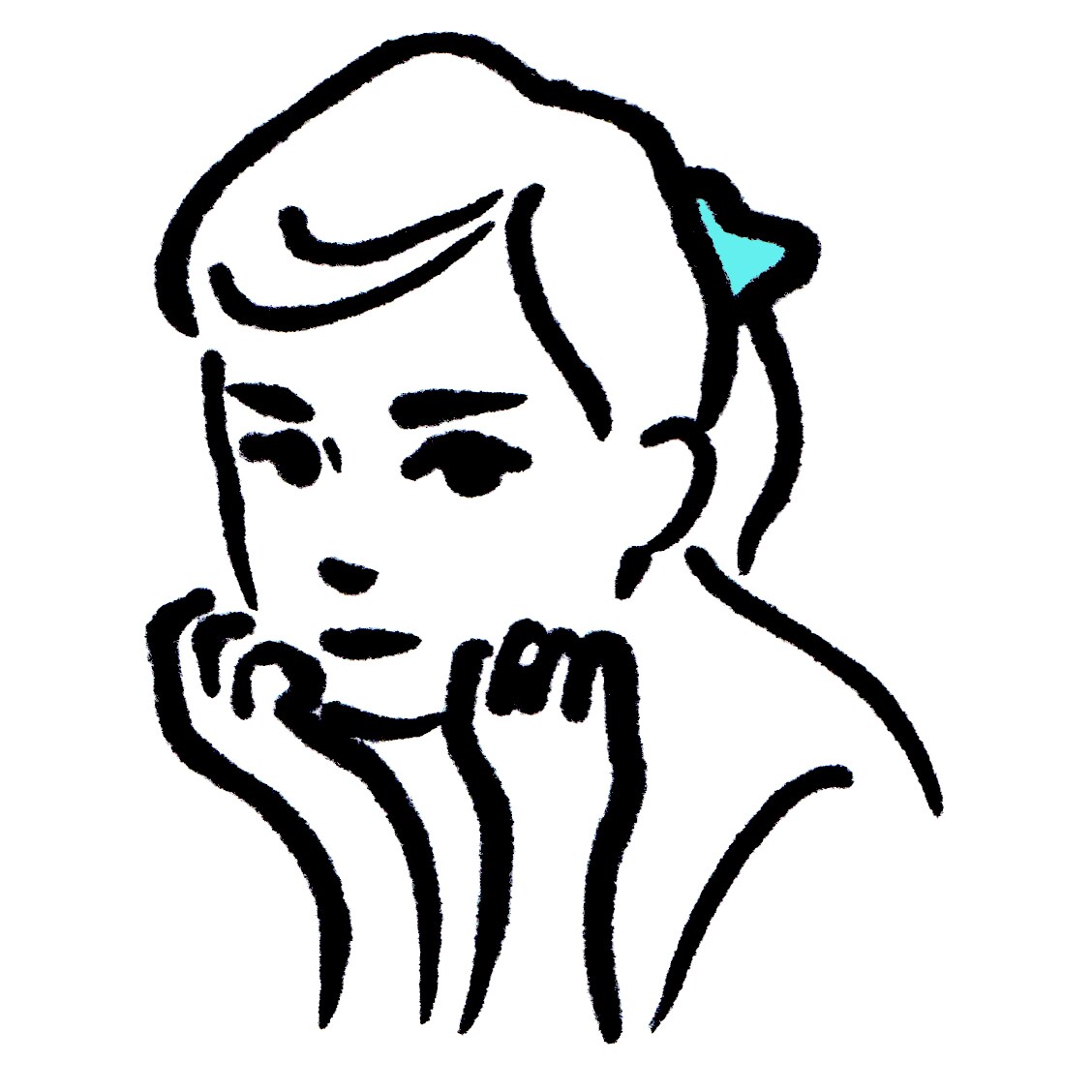太めのシンプル線で可愛らしくイラスト描きます 似顔絵、アイコン、印刷物への挿絵など、広くご利用いただけます イメージ1