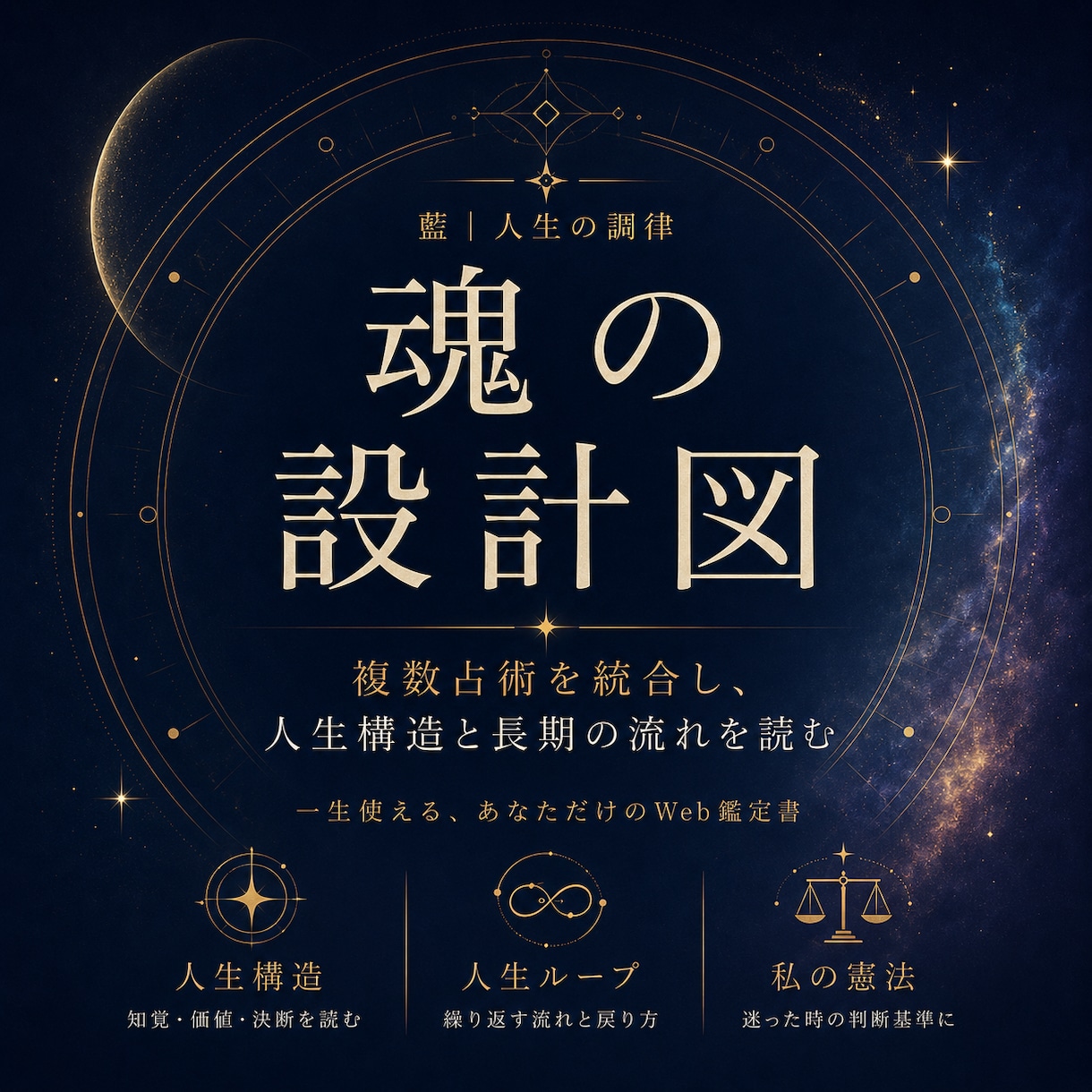 本質・才能・人生の流れを読み解きます 仕事・人間関係・判断基準までまとめたWeb鑑定書 イメージ1