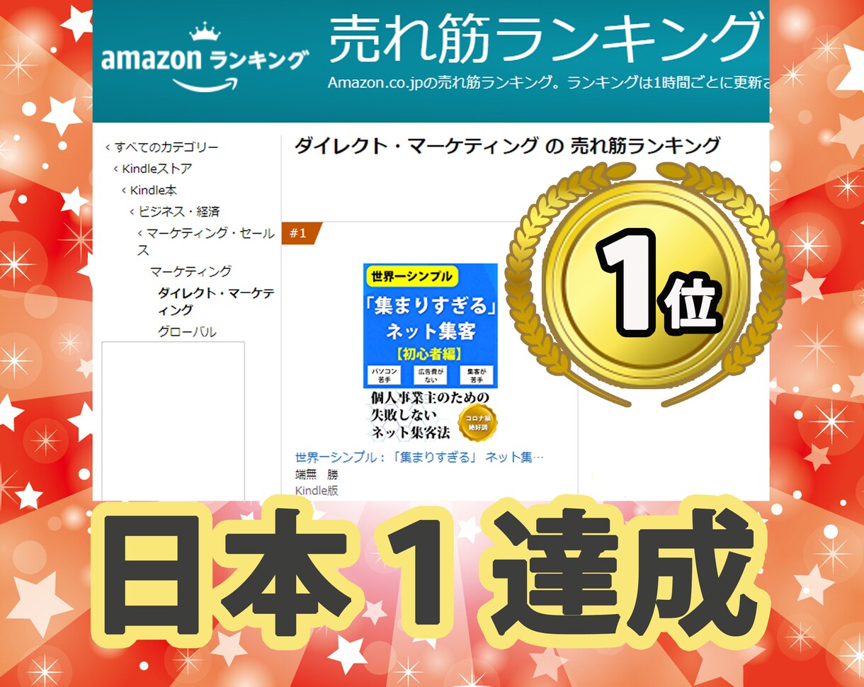 発表！電子書籍オールインワン丸投げで出版します 【ランキング1位獲得率83％】プロがあなたの原稿を製本出版 イメージ3