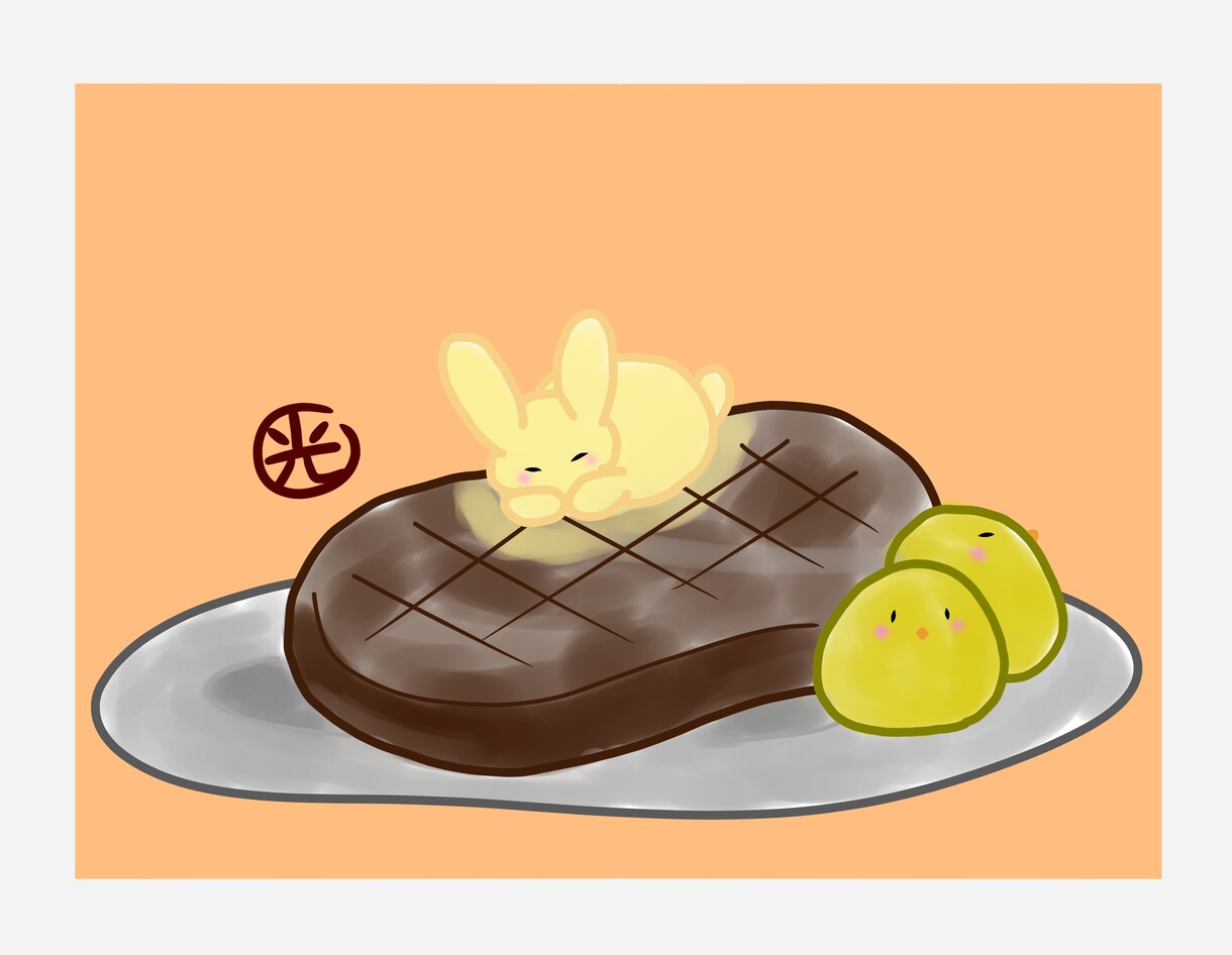食べ物のSNSアイコン描きます 「キャラクター化した食べ物」って「カワイイ」と思いませんか？ イメージ4