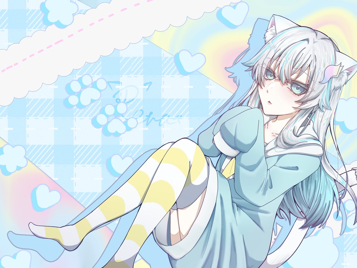 夢絵やペア画、単体イラスト、等身を描きます 男キャラ、角キャラ、和装、胸筋が特に得意です イメージ1