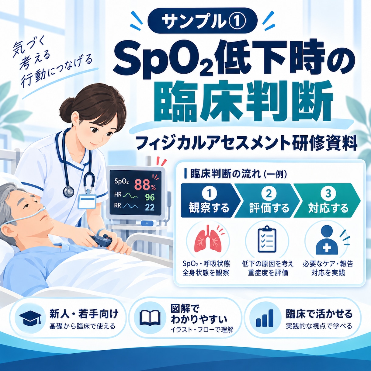 特定行為研修修了看護師が研修資料を作成します 医療・看護専門｜根拠・構成・図解まで一括対応！ イメージ4
