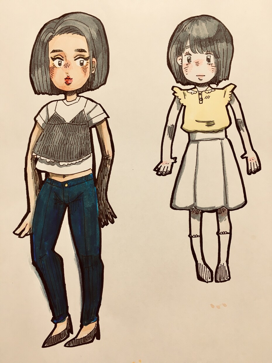 可愛いミニキャラ似顔絵描きます 思い出や気持ちを絵に載せてプレゼントにしてみませんか？ イメージ3