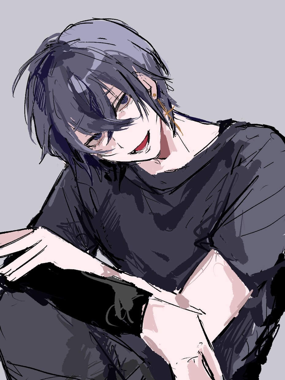 歌ってみたのサムネイルに使用できる一枚絵描きます 厚塗り風のかっこかわいいイラスト イメージ1