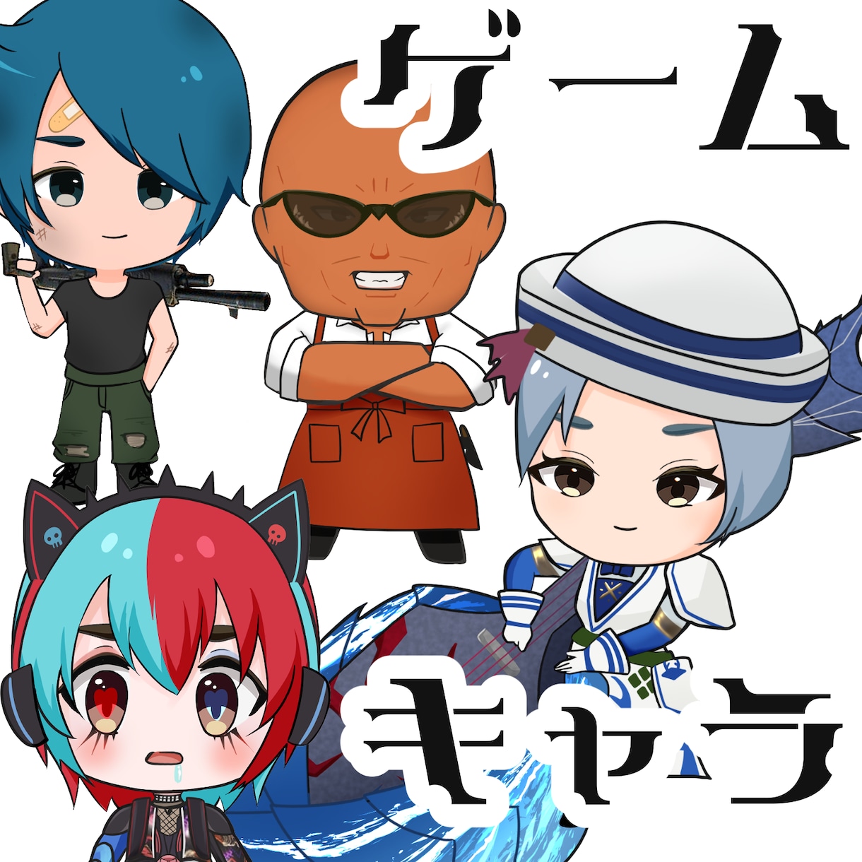1.5万円〜◆デフォルメLive2D制作します 差分3点込み！デザイン持ち込みもOKです！ イメージ2