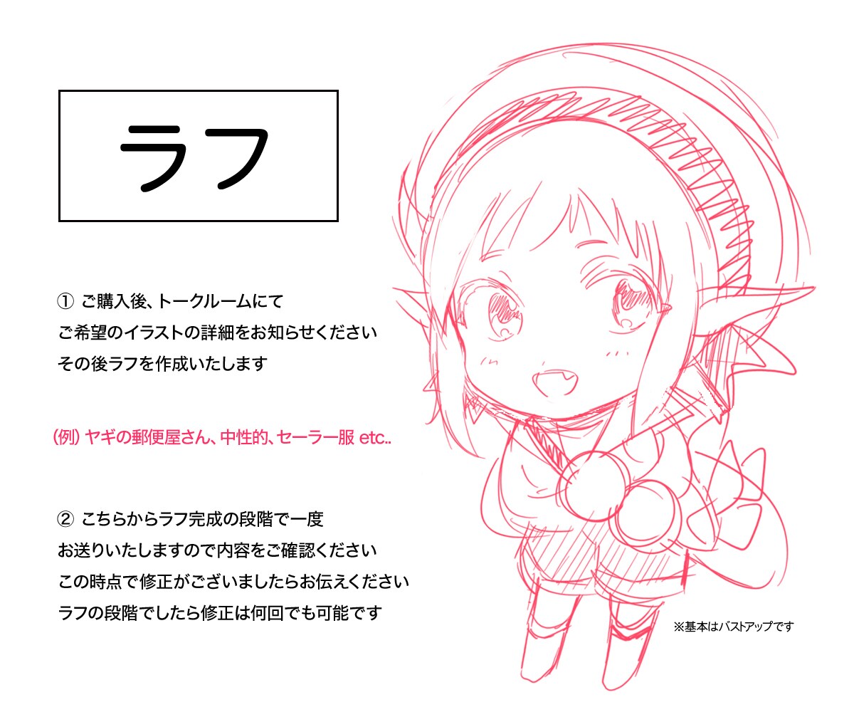 お気軽にどうぞ♪ かわいいイラスト制作いたします ！SNSでのアイコン・ヘッダーなど イメージ2