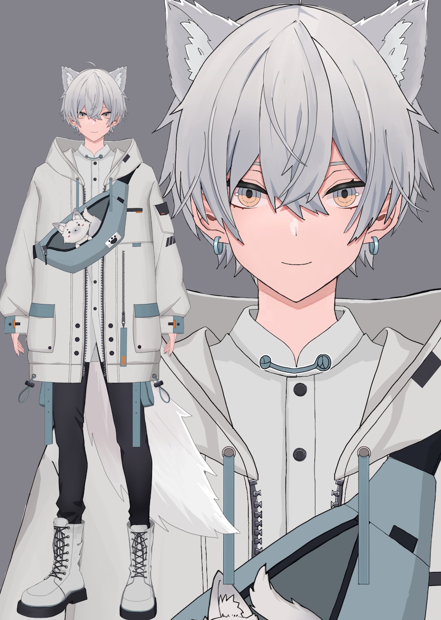 男性女性Live2Dモデリング全行程制作します Vtuberさん用キャラデザ～モデリングまでのセット イメージ3