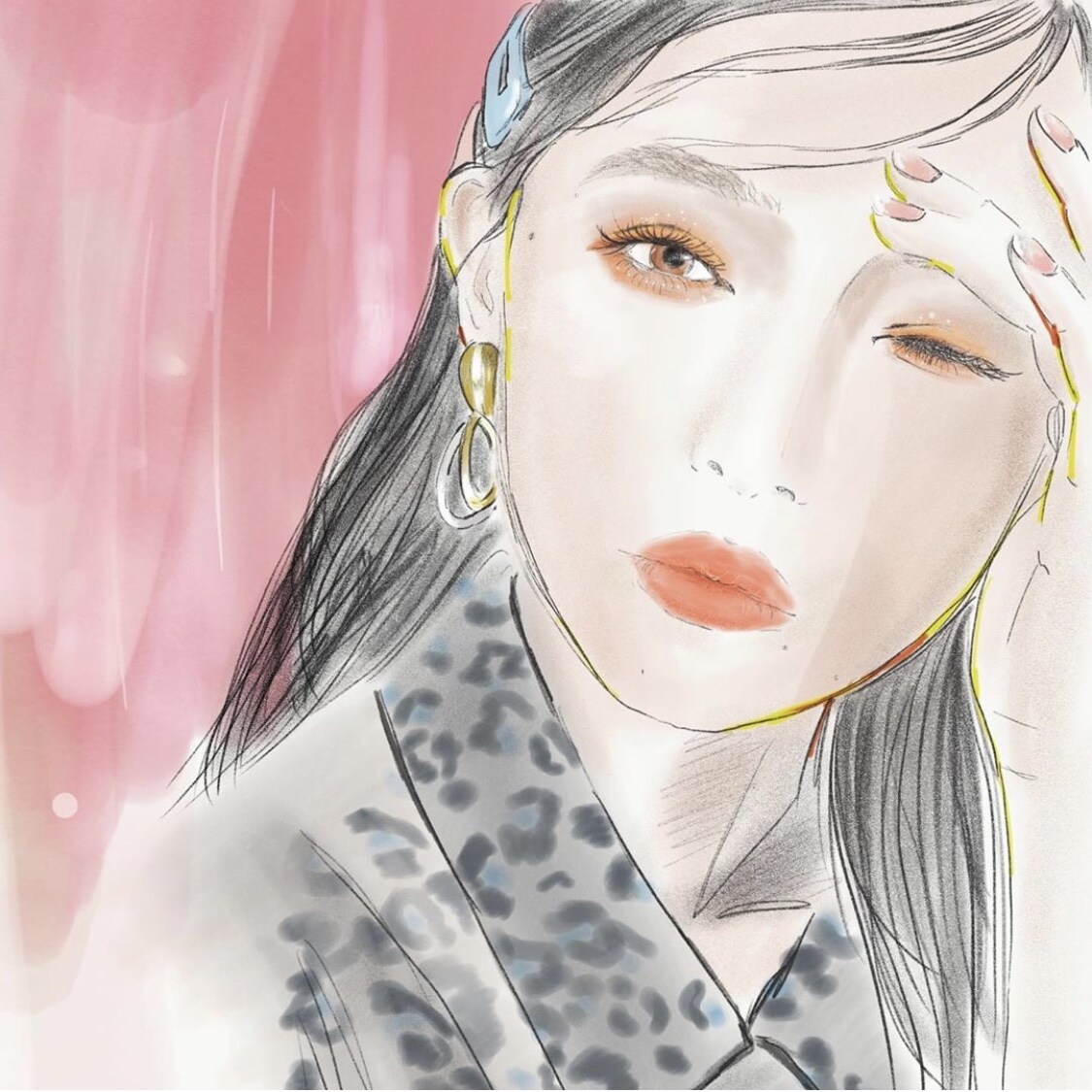 おしゃれでかわいい、水彩画風イラストを作成します ふわっとした女性らしい繊細さが魅力のイラストです！ イメージ3