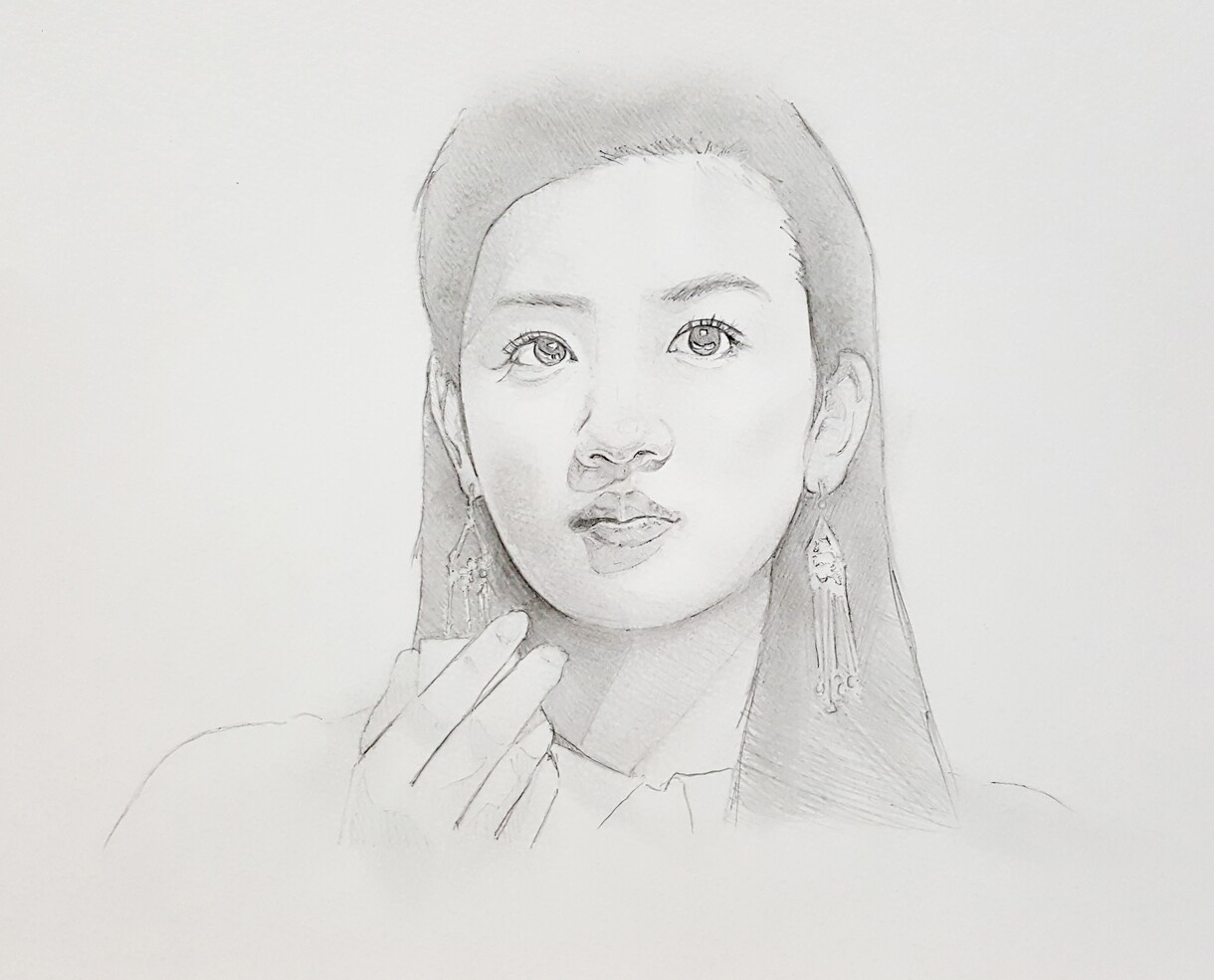 強く印象に残る！似顔絵を作成します 写真とは違うけれど、不思議と引き込まれる作品をご提供します☆ イメージ5