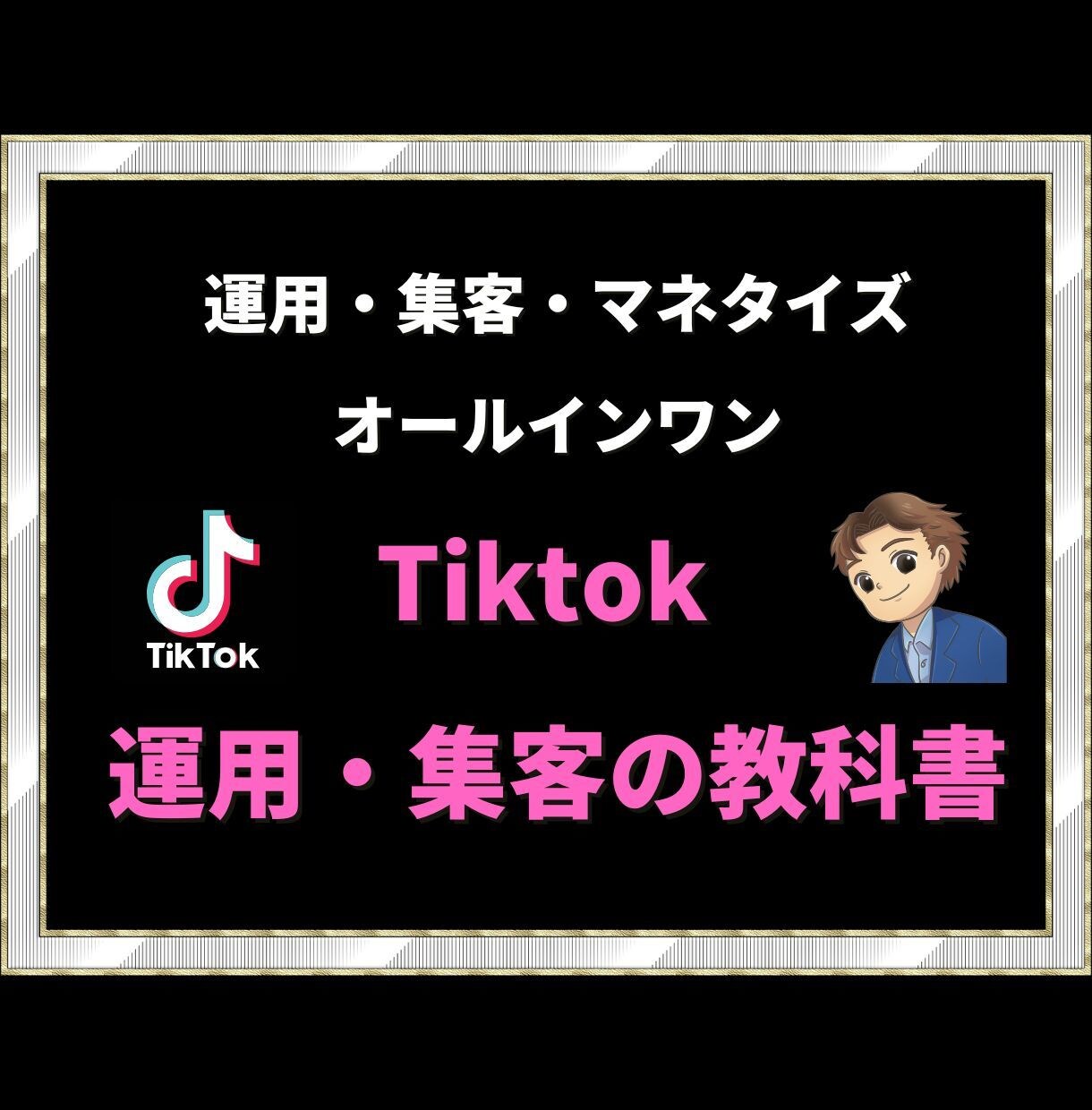 最新のtiktok　オールインワン全て教えます tiktok　運用・集客・マネタイズ・分析丸ごと全部教えます イメージ1