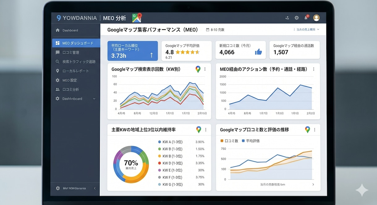 GoogleマップMEO診断レポートを作成します Googleマップで上位表示する改善点をご提案 イメージ1