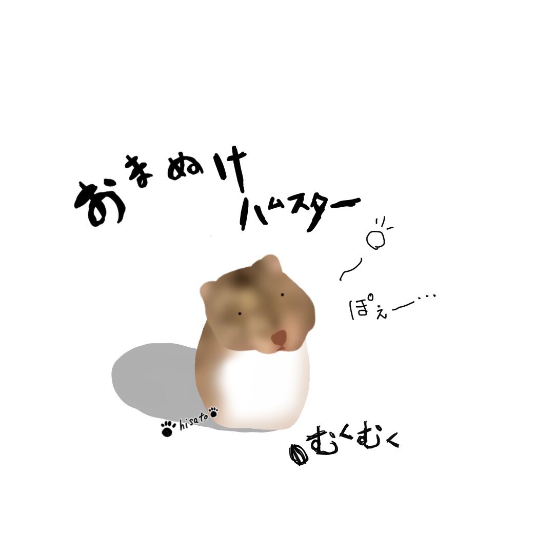 かわいいペットちゃんを『おまぬけちゃん』にします ペットちゃんのお写真から『おまぬけちゃん』をお描きします。 イメージ2