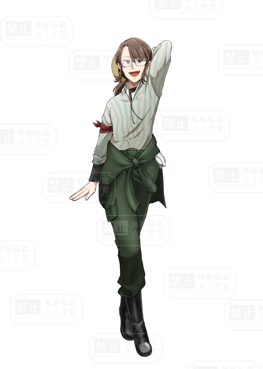 TRPG用立ち絵を描けます アニメ風作画で女の子からおじさんまで描きます イメージ1