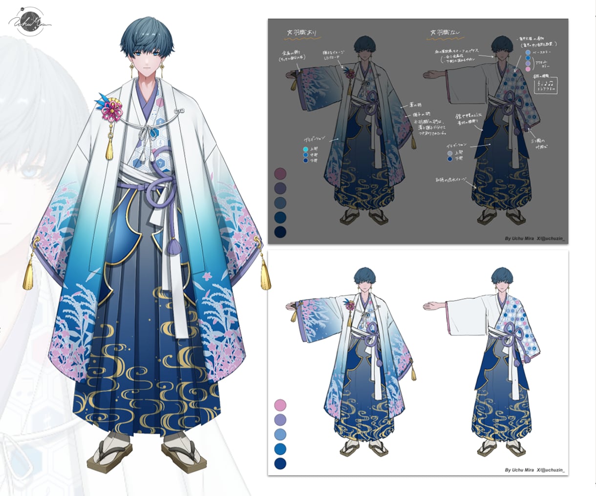 スタイリッシュなキャラクターをデザインします パーツ分け・モデリング・三面図作成など柔軟に対応いたします！ イメージ9