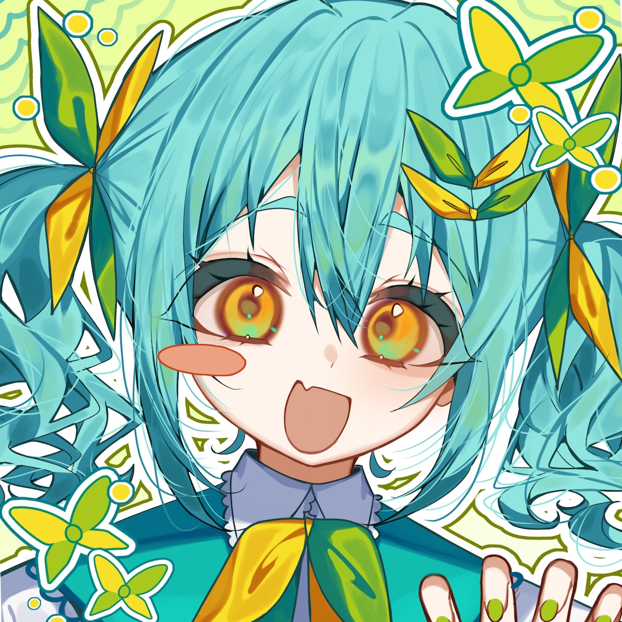 ガーリーな女の子のアイコン描きます 最短4日！SNSのアイコンなどに イメージ1