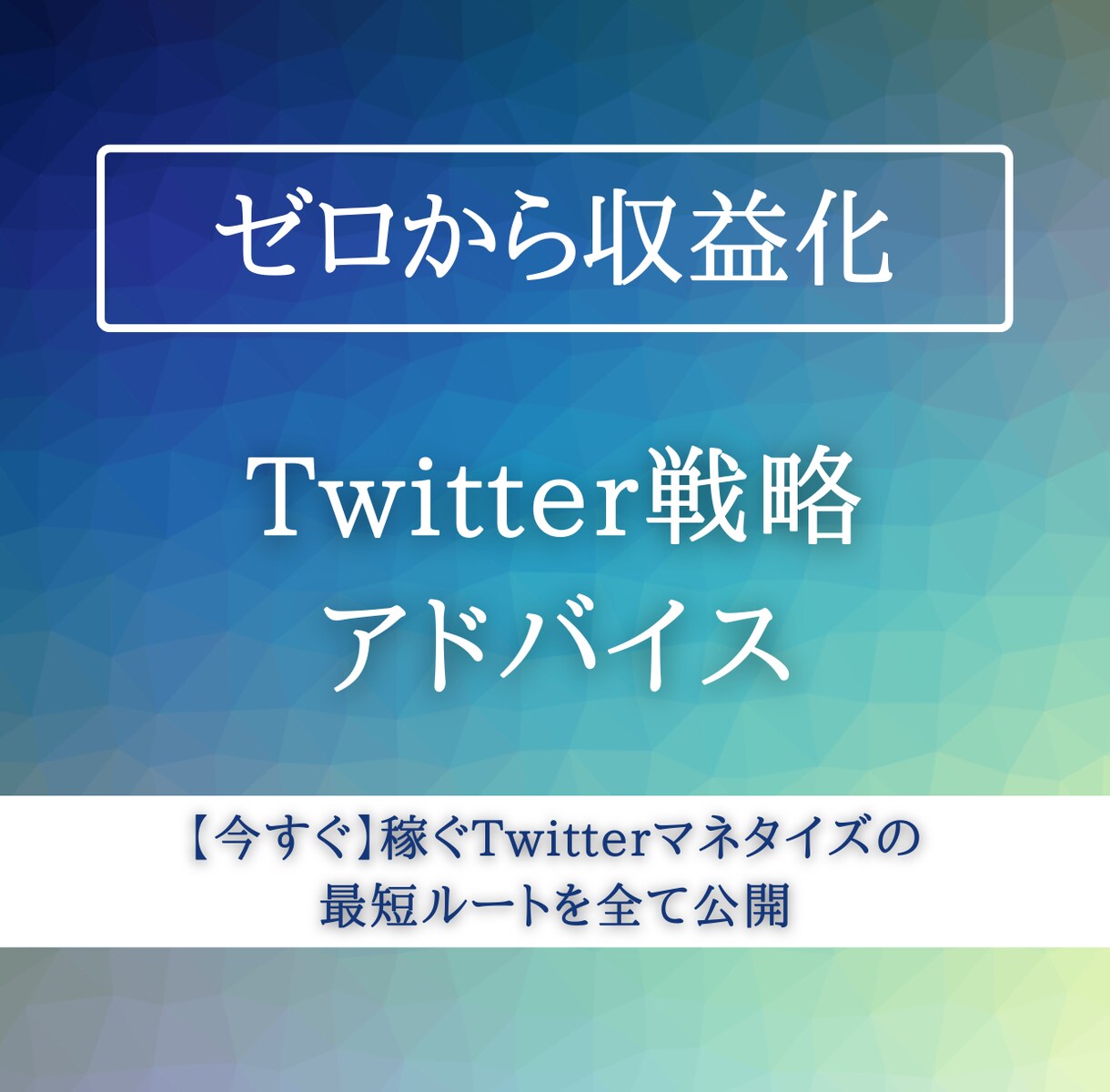 0から収益化したTwitter戦略をアドバイスます 【今すぐ】稼ぐTwitterマネタイズの最短ルートを全て公開 イメージ1