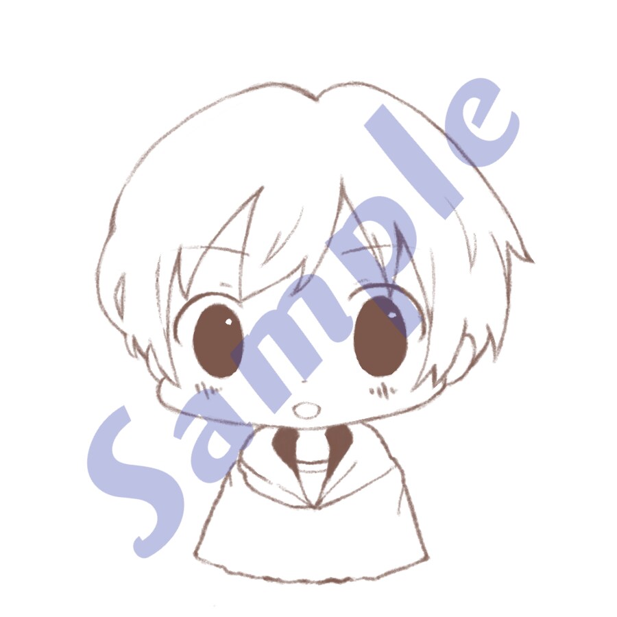 SNSなどで使えるデフォルメイラストを作成します ふんわりしたイラストで自分用にもプレゼントにも！ イメージ2