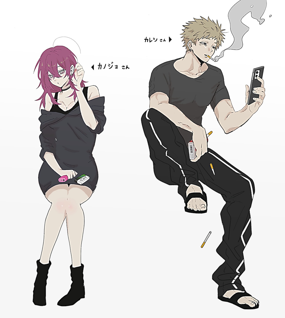 世界観のある一枚絵を制作します SNS・創作・動画用イラスト等のイラスト イメージ4