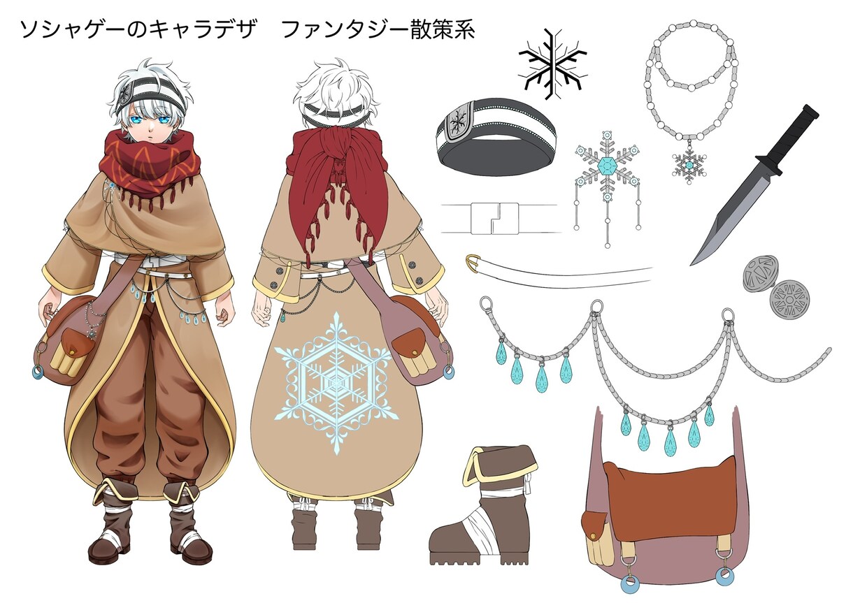 VTuber小説ゲーム等のキャラデザ立ち絵描きます 色気あるかっこいい、美しい、かわいい男子メイン！ イメージ7