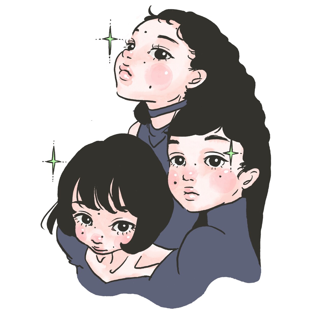 線画ベースのイラストを描きます MV、歌ってみた、サムネイル、挿絵、グッズなどに イメージ8