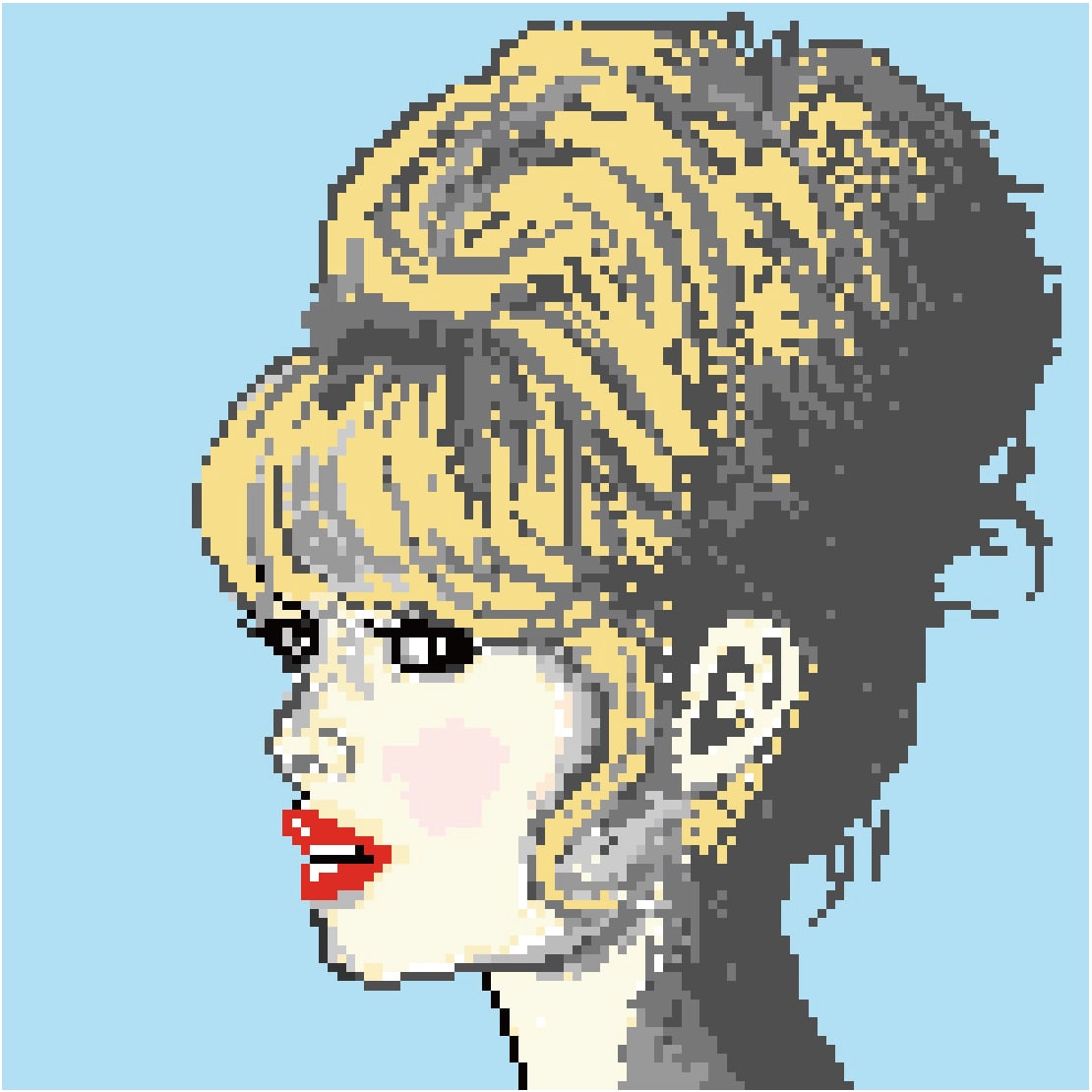 おしゃれなドット絵の似顔絵お描きします アイコンにおすすめ！デジタル感➕手書き感がかわいい！ イメージ2
