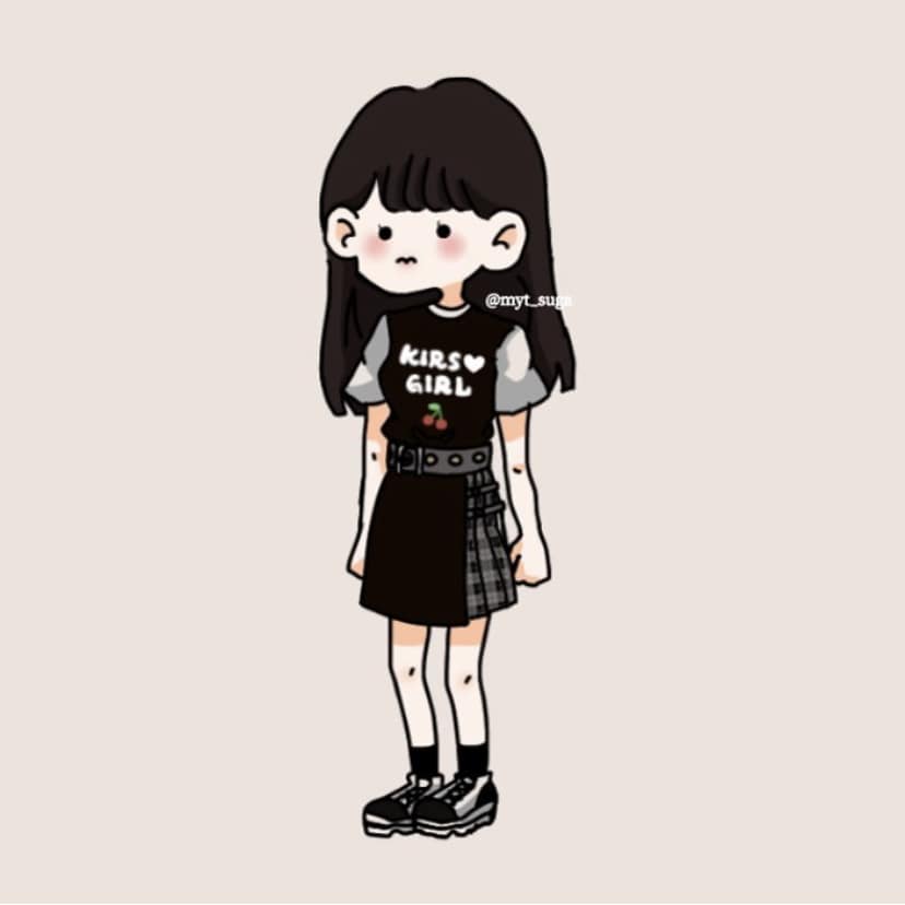 韓国風の可愛いイラスト、アイコン等を描きます 髪色と髪型、服装を言って(又は写真)いただければ描きます！ イメージ2