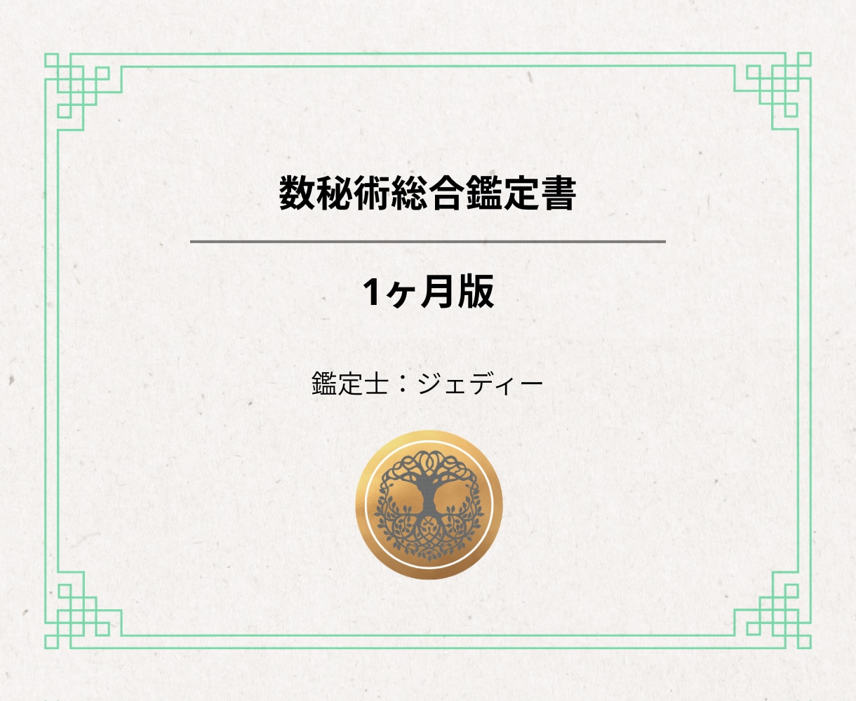 数秘術┃1ヶ月の方針書。仕事恋愛人生サポートします 3,000字超の鑑定書＋相談＋最大１週間のサポート付き イメージ4