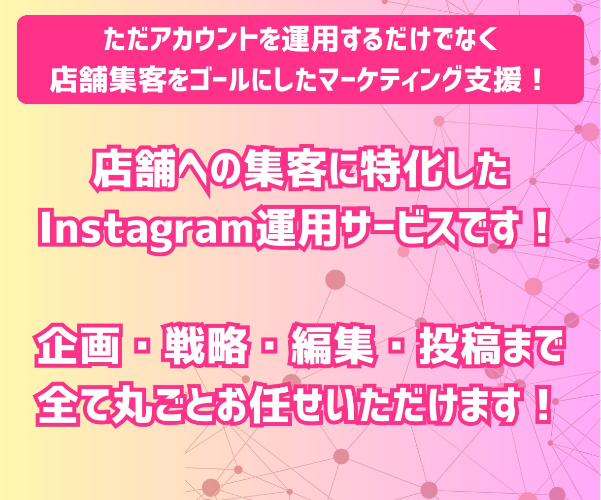 店舗集客に特化したInstagram運用代行します 店舗ビジネスをされている業者様向け！Instagram運用 イメージ2