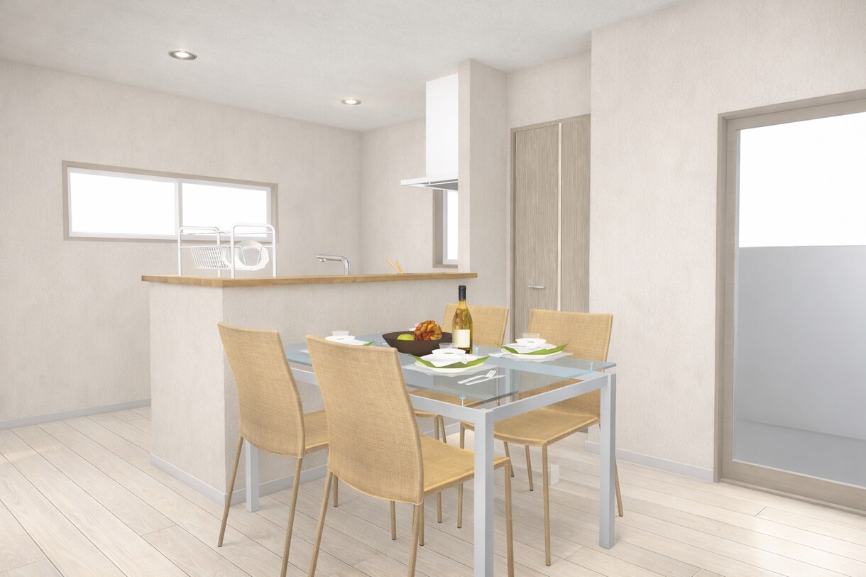 住宅3Dパースをリアルな質感でお届けいたます 業界経験7年目！注文住宅やリフォーム後の内観パース作成します イメージ2