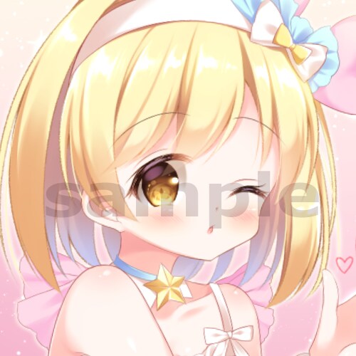 萌え系イラストアイコン描きます ロリ系やJK、お姉さん系など様々な美少女アイコンをあなたに イメージ4