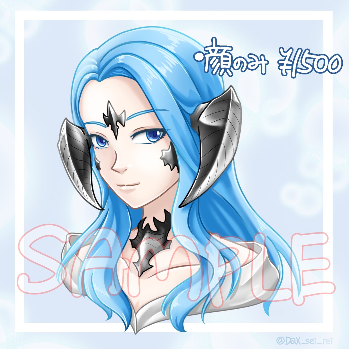 マイキャラのイラスト描きます 創作やMMORPG等の自キャラをアイコンにしたい方へ イメージ1