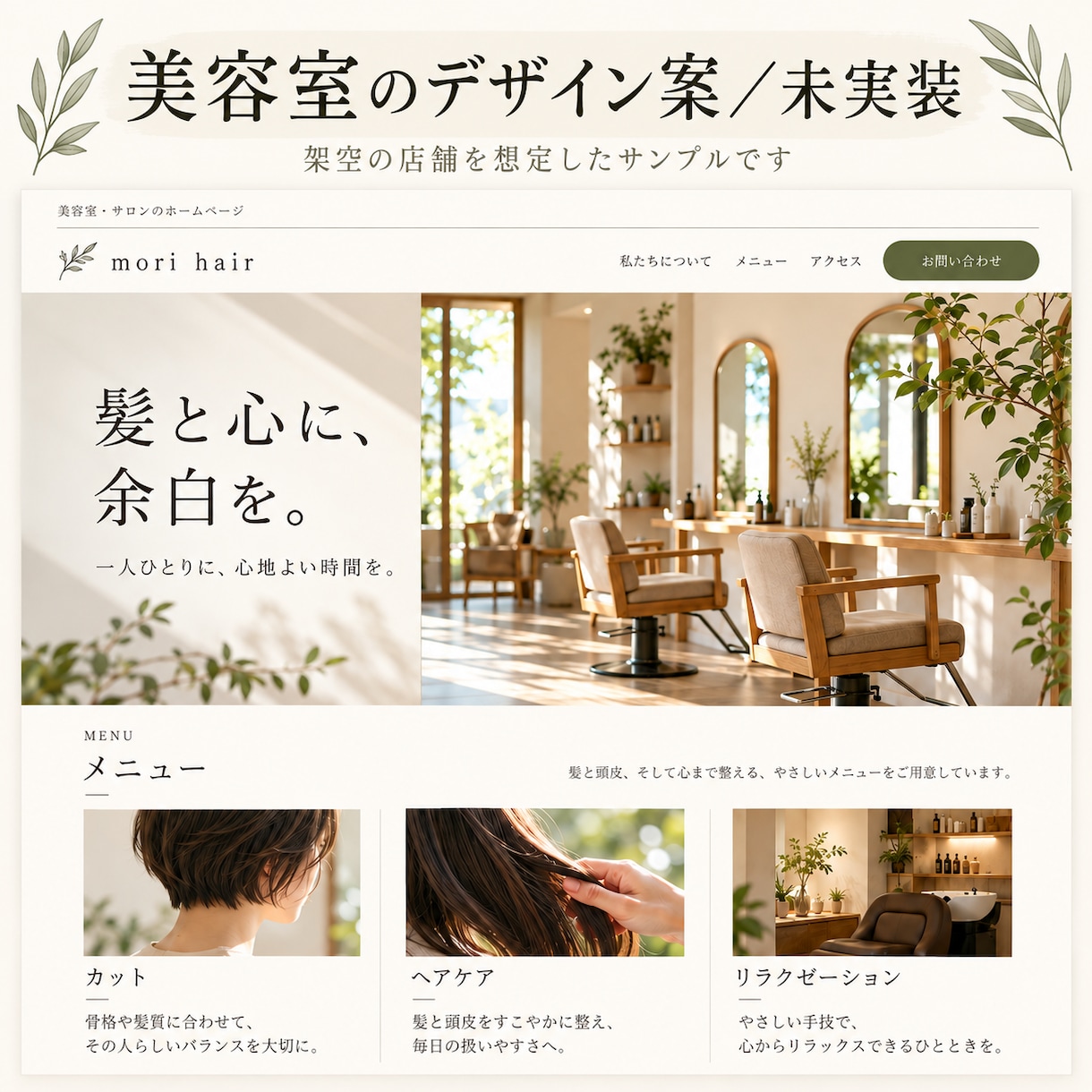 10枠限定！「伝わる」お店のホームページを作ります 何も決まっていなくても大丈夫！相談から一緒に進めましょう！ イメージ5