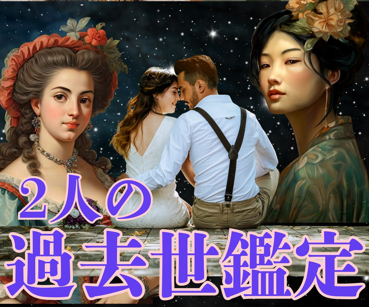 濃密１万文字☯️二人の縁と絆【過去世鑑定】します 【2人の濃密過去世鑑定】四柱推命×霊視×神託で魂納得フル鑑定 イメージ3