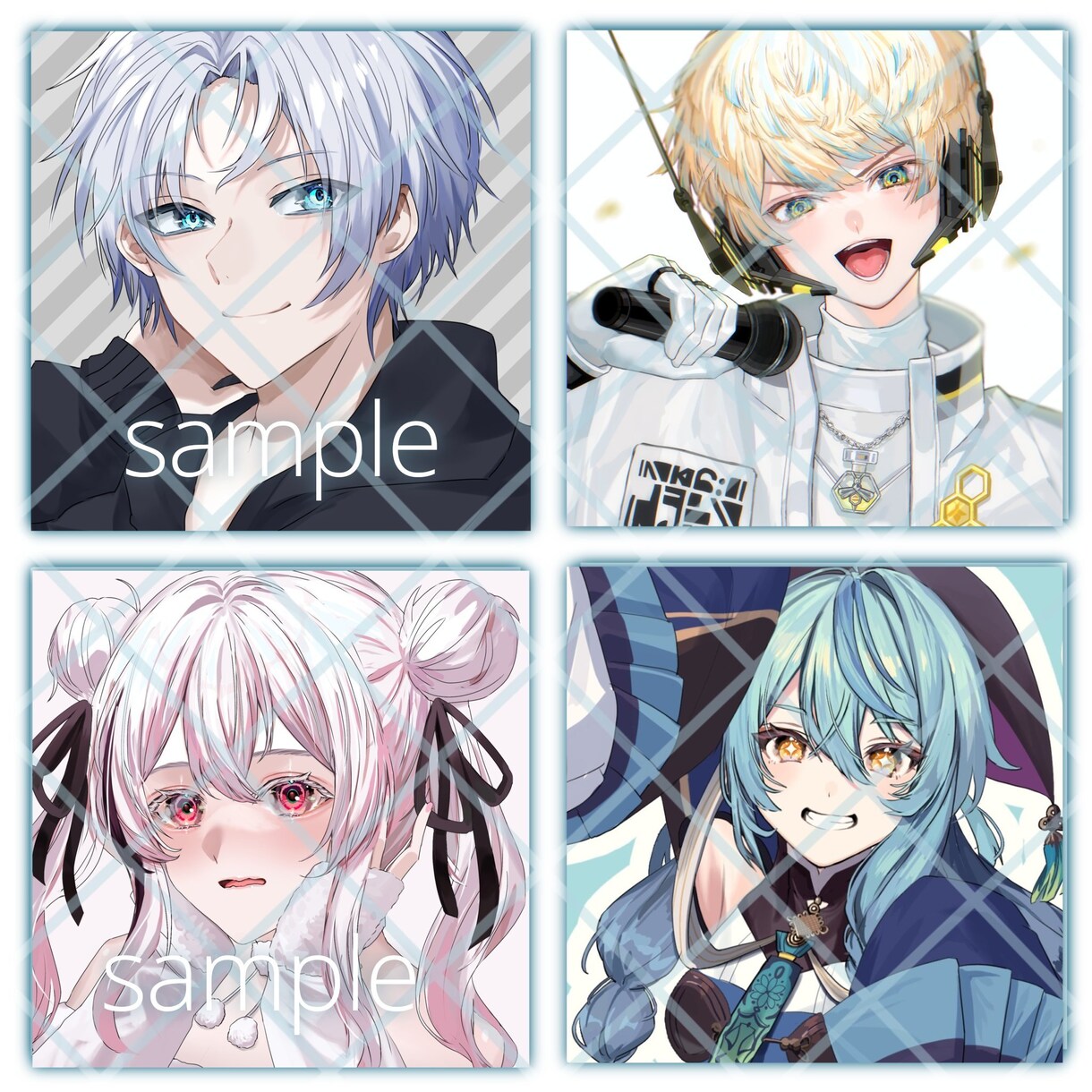キラキラした眼力の強いアイコンイラスト描きます 実績作りのため8/15まで先着19名様限定価格でお受けします イメージ1