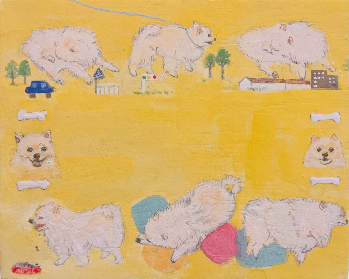 日本画画家がお家のわんちゃんねこちゃんを描きます その他動物や人間などなんでも描けます イメージ2