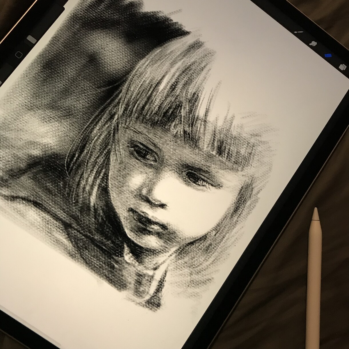 鉛筆画調のデジタルイラスト手描きします フィルターなどの画像加工ではなく、心を込めた手描きです イメージ3