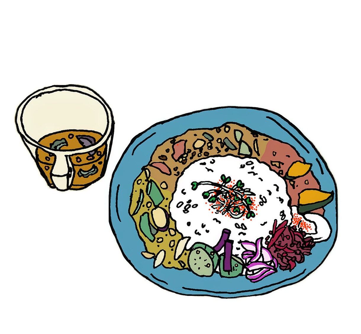 アイコン用イラスト2枚1000円作成致します 手書き感あふれるシンプルなオシャレイラスト作成します！ イメージ5