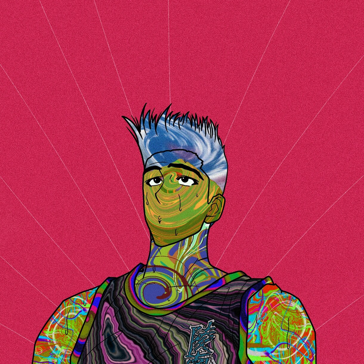 お写真を元に個性的に描かせていただきます アイコンやプレゼントなどに！色彩鮮やかに描かせて頂きますれ イメージ5