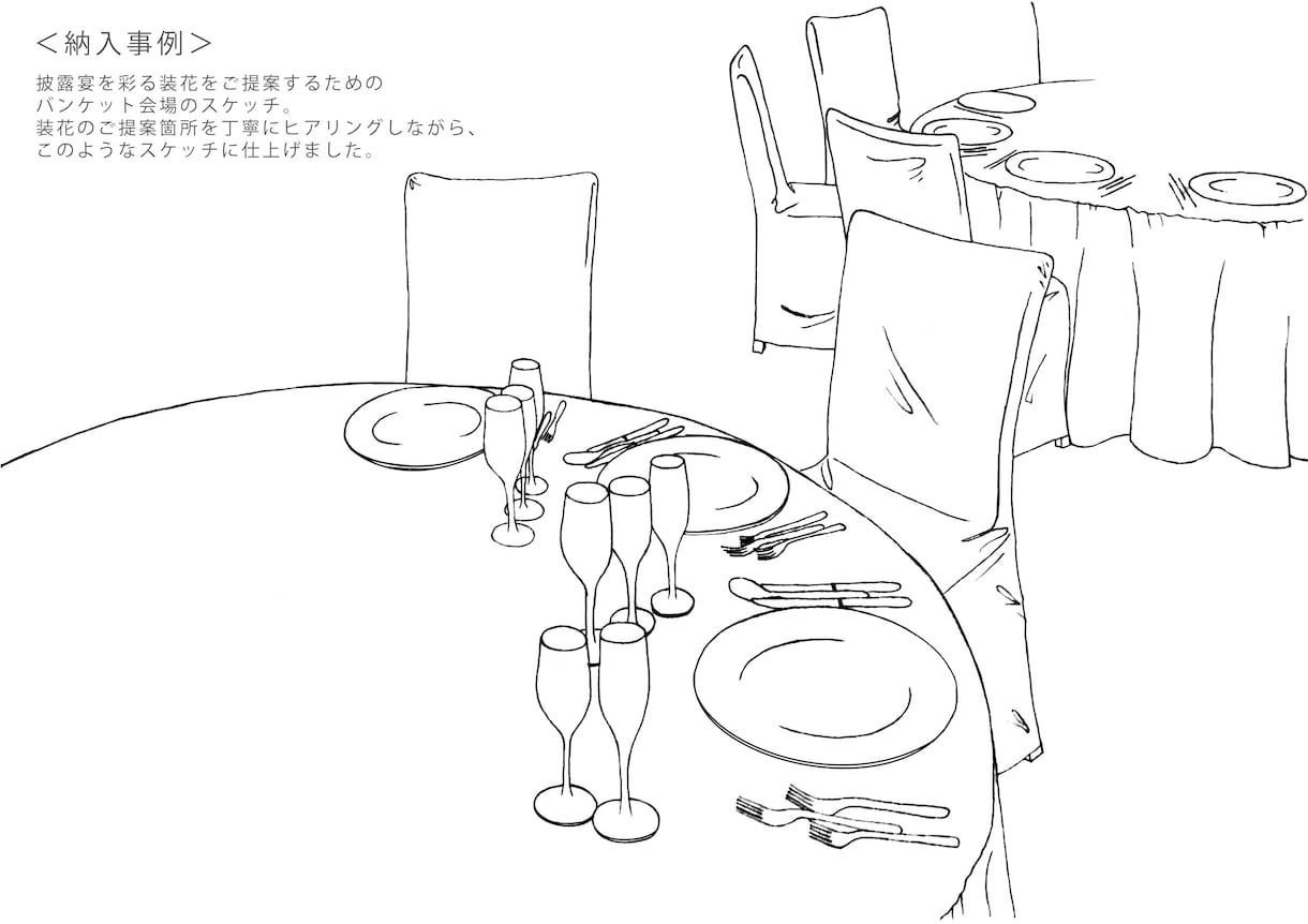 インテリアのイラストを作画致します インテリアプランナー/コーディネーターがイメージを形にします イメージ2