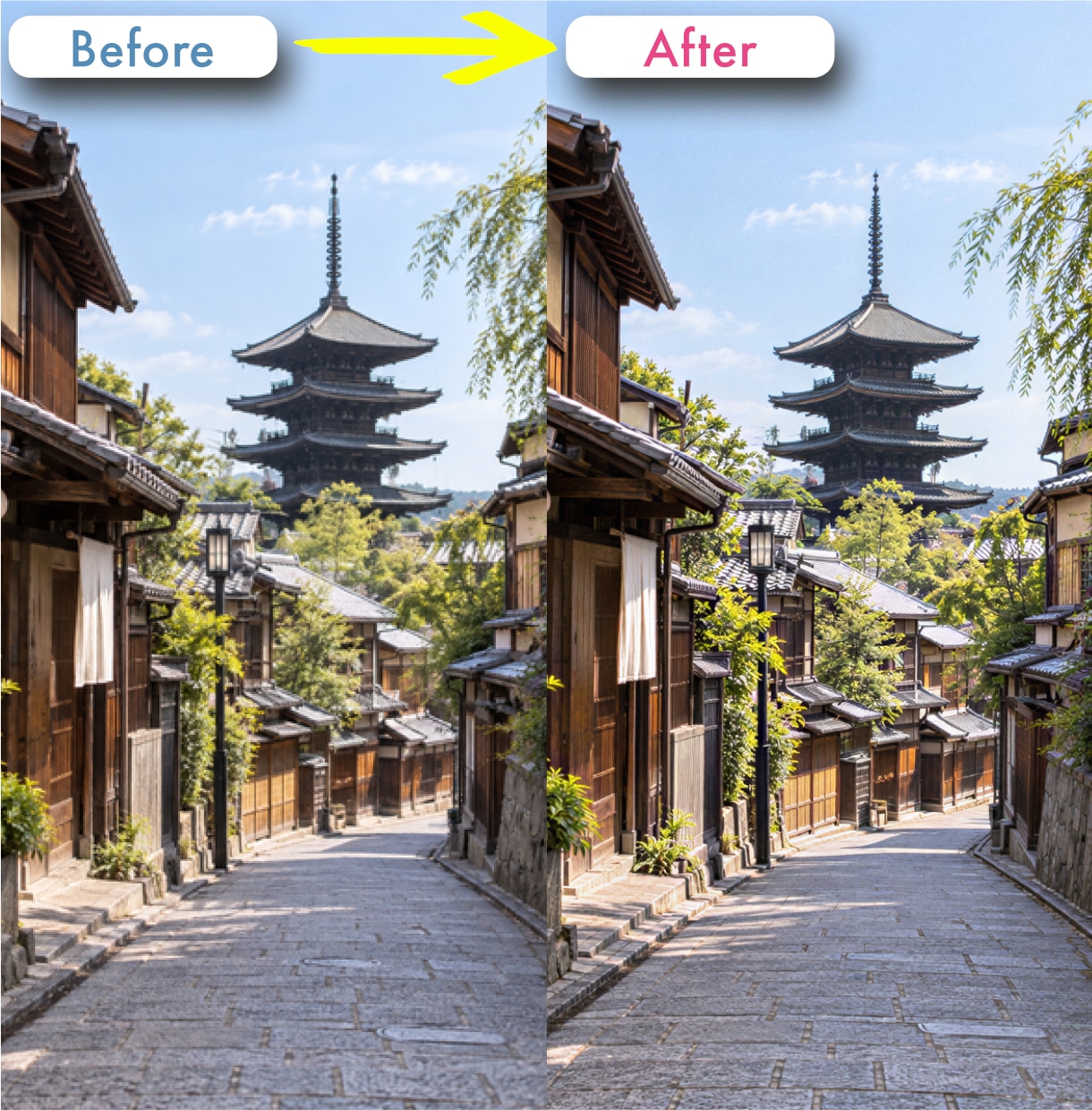 ボケたり低解像度の画像・古いお写真、高画質化します 【1000円で2枚まで】傷や破れもOK！小さな画像も鮮明に。 イメージ5